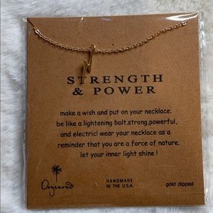 Strength charm woman’s necklace